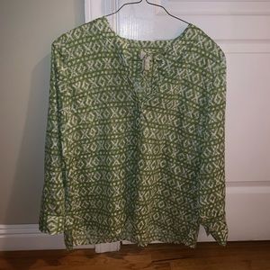 Chico’s sheer top!